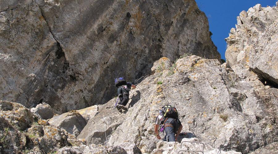 Vía ferrata del Castillo de Salvatierra