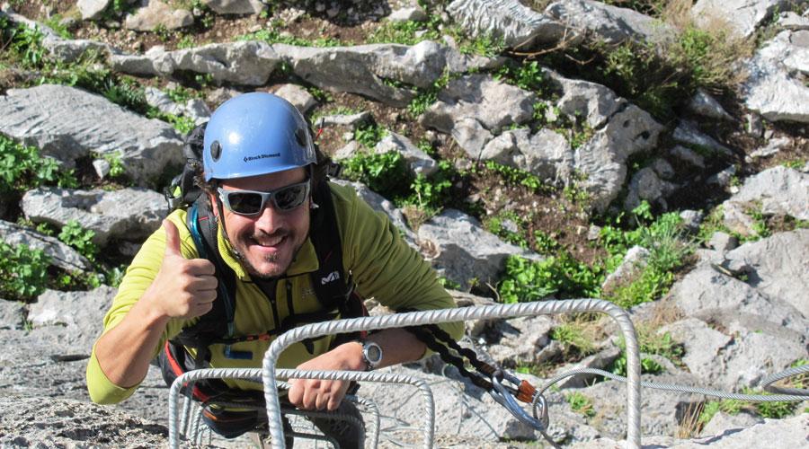 Vías ferratas en Dolomitas