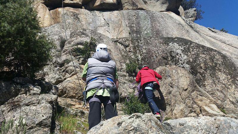 Bautismo de escalada para niños en Madrid