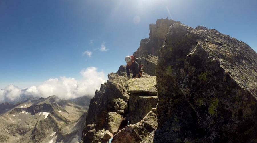 Escalada guiada Pirineos