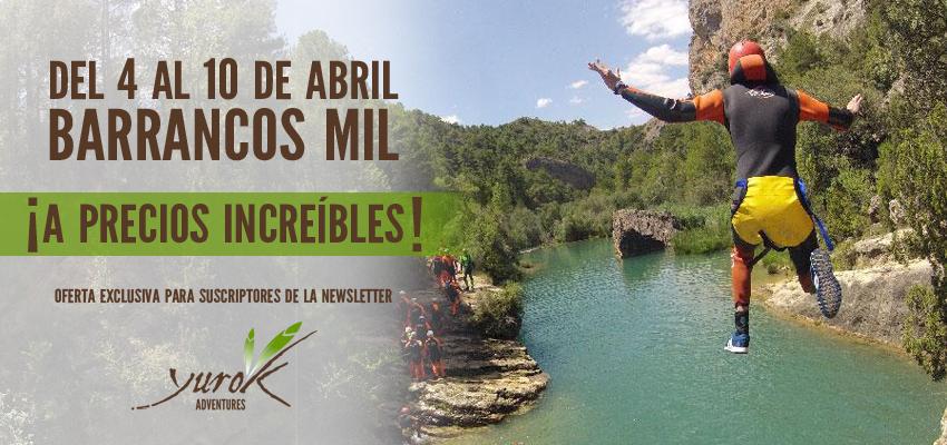 ¡Ven a disfrutar de los mejores barrancos con esta oferta increible! Noticia ¡Ven a disfrutar de los mejores barrancos con esta oferta increible!