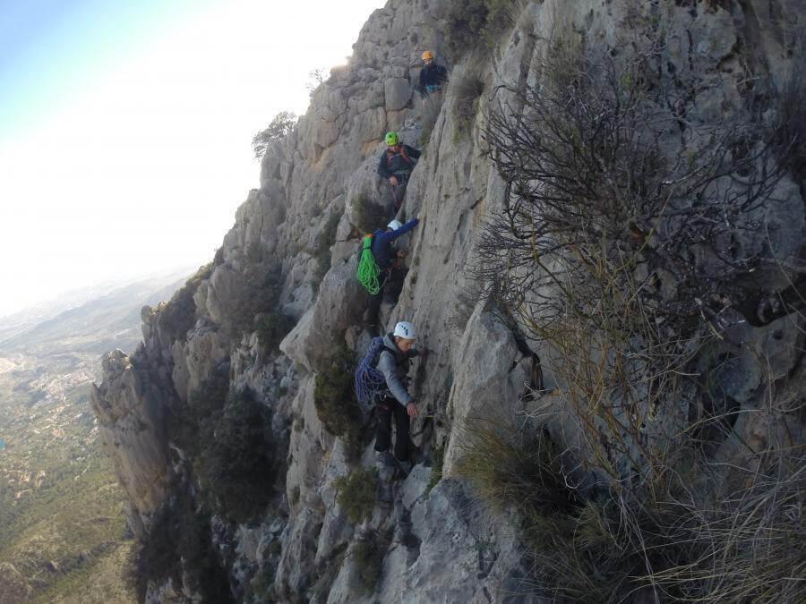 Escalada guiada Levante