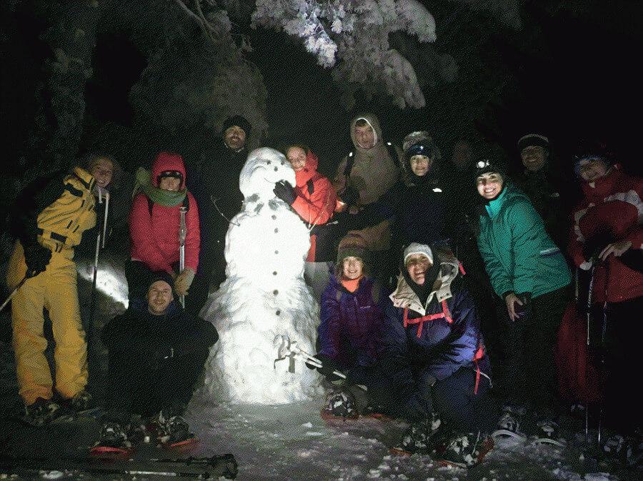 Raquetas de nieve en Madrid