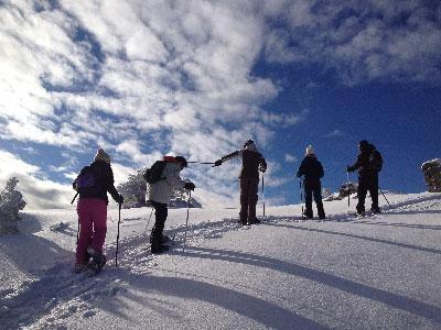 Raquetas de nieve en Madrid