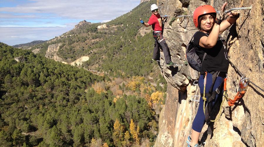 Vía Ferrata La Hoz de Priego.