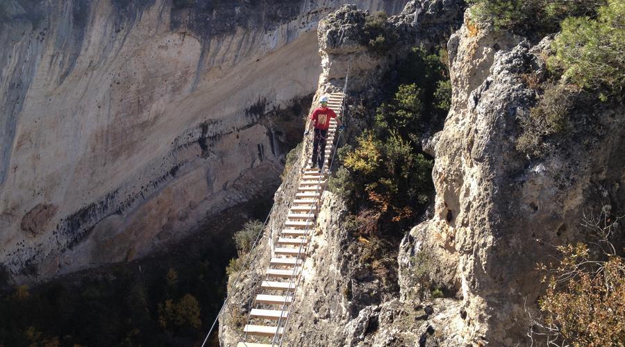 Vía Ferrata La Hoz de Priego.
