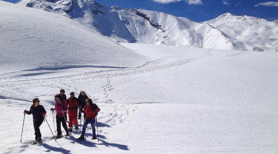Snowshoeing in Sierra Nevada