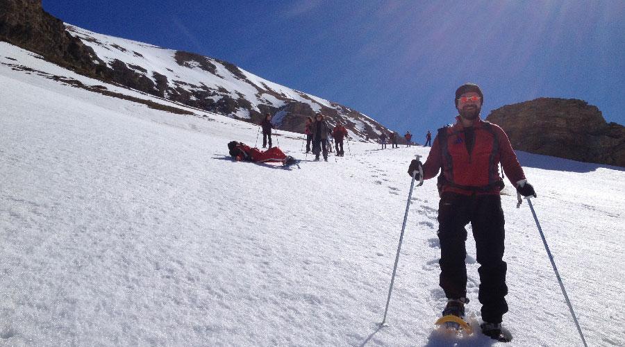 Snowshoeing in Sierra Nevada