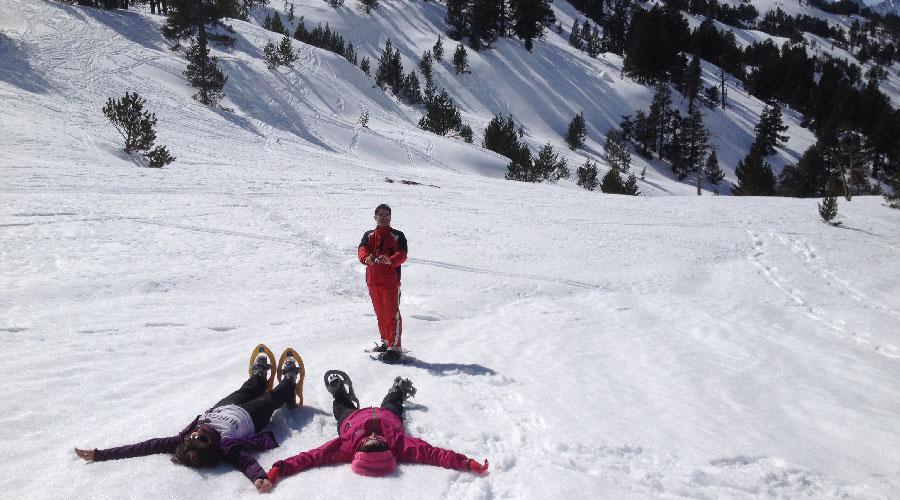 Snowshoeing in Sierra Nevada