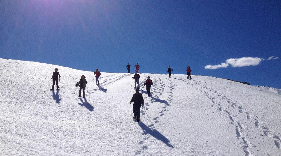 Snowshoeing in Circo de Gredos