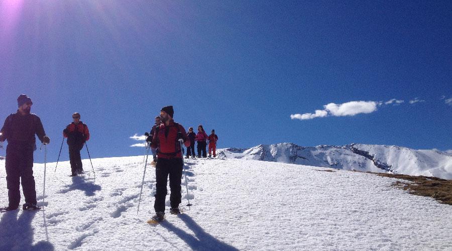Snowshoeing in Circo de Gredos