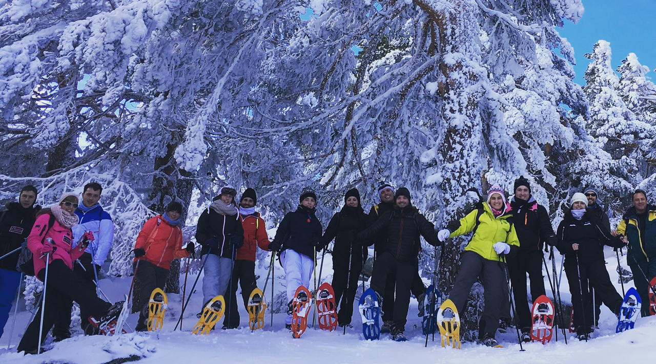 Raquetas de nieve en Madrid.(Navacerrada) EN