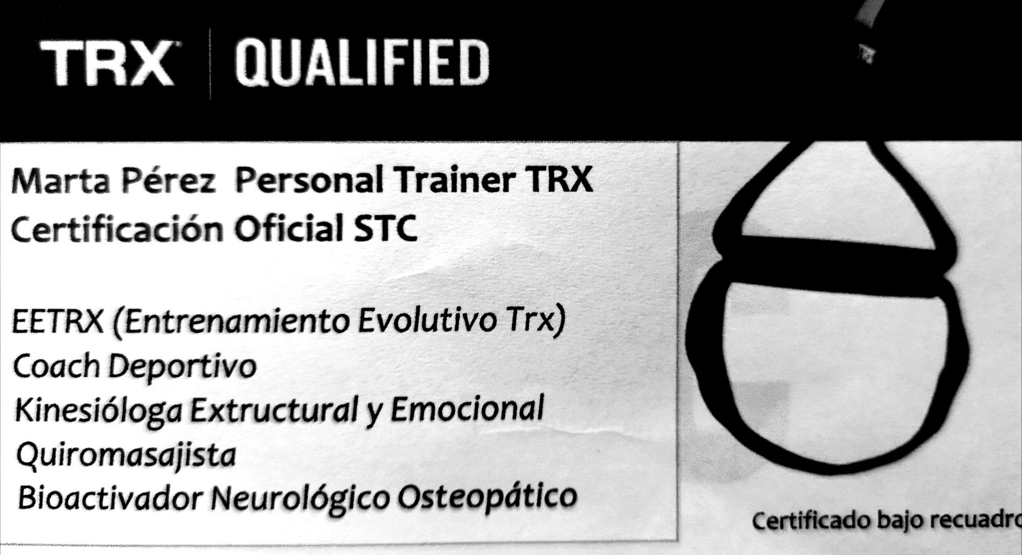 Entrenamiento Evolutivo con TRX