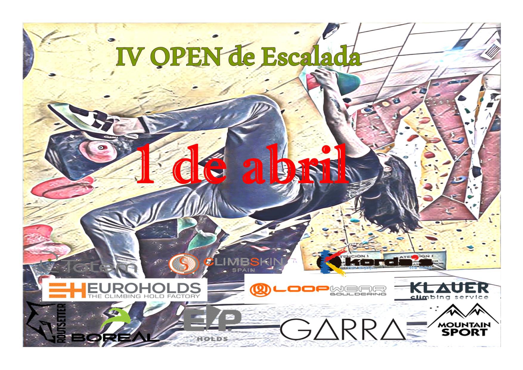 Open de Escalada 1 de abril 2023